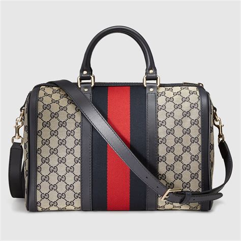 retail price for a black boston gg gucci handbag|Gucci Boston bag used.